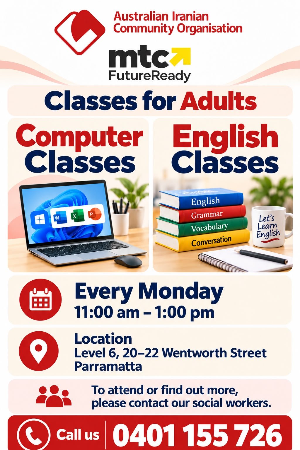 English & Computer Classes - AIC